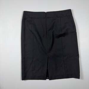 J.Crew Women's Black 100% Wool Pencil Skirt Size 10